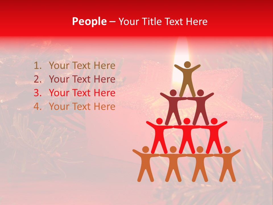 Glow Night Arrangement PowerPoint Template