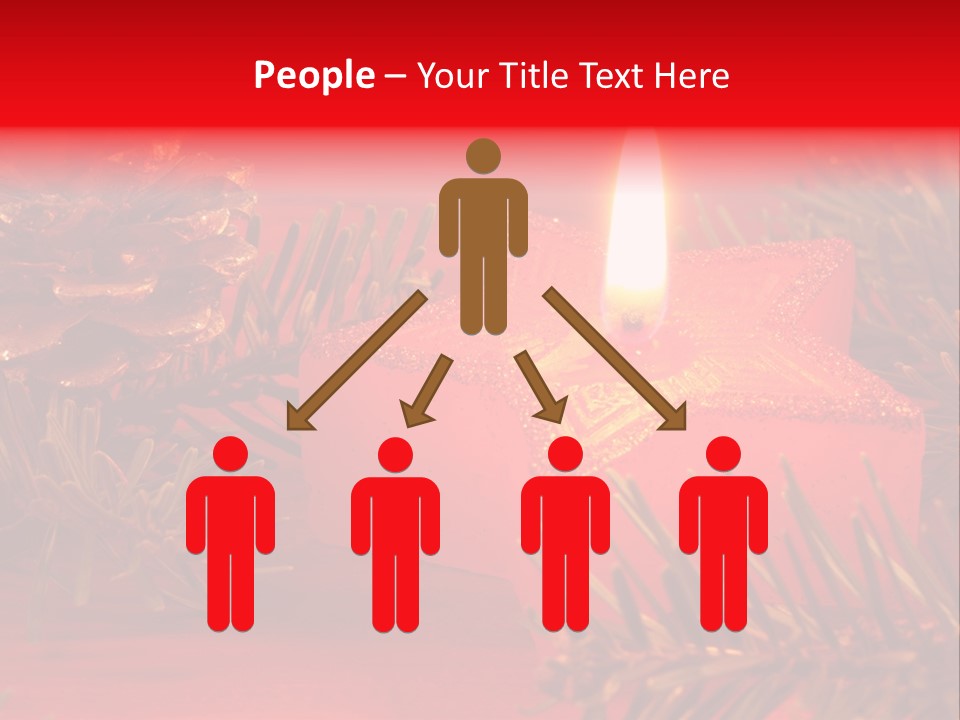 Glow Night Arrangement PowerPoint Template