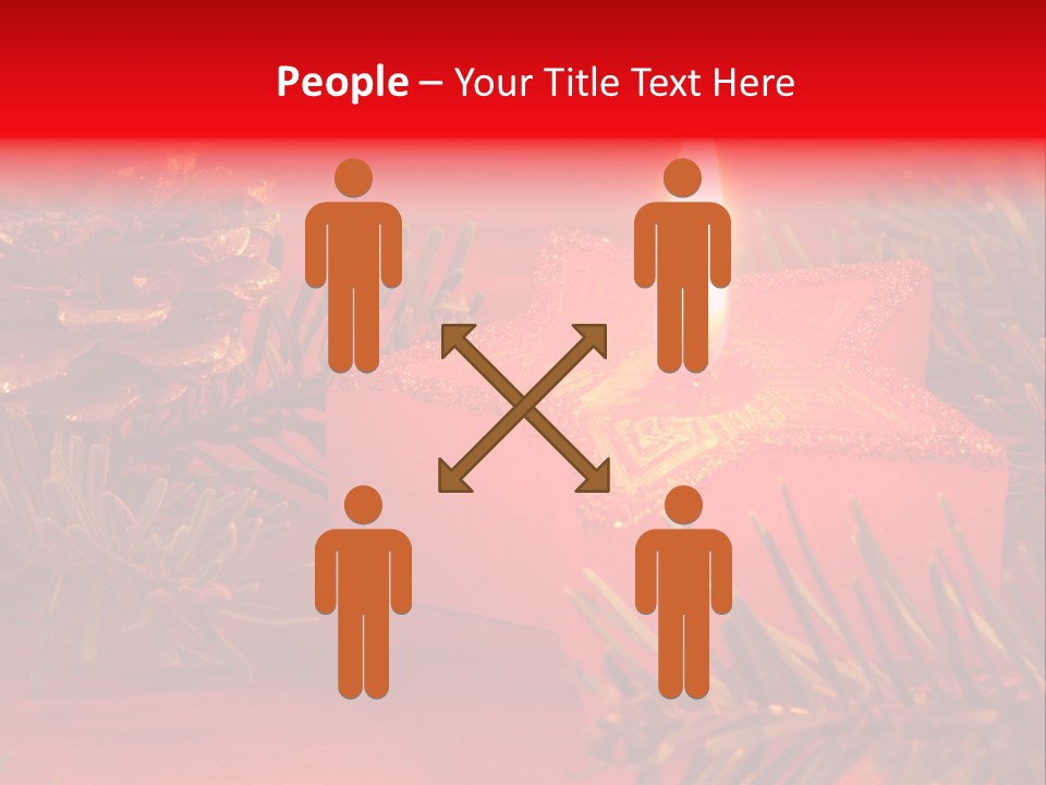 Glow Night Arrangement PowerPoint Template