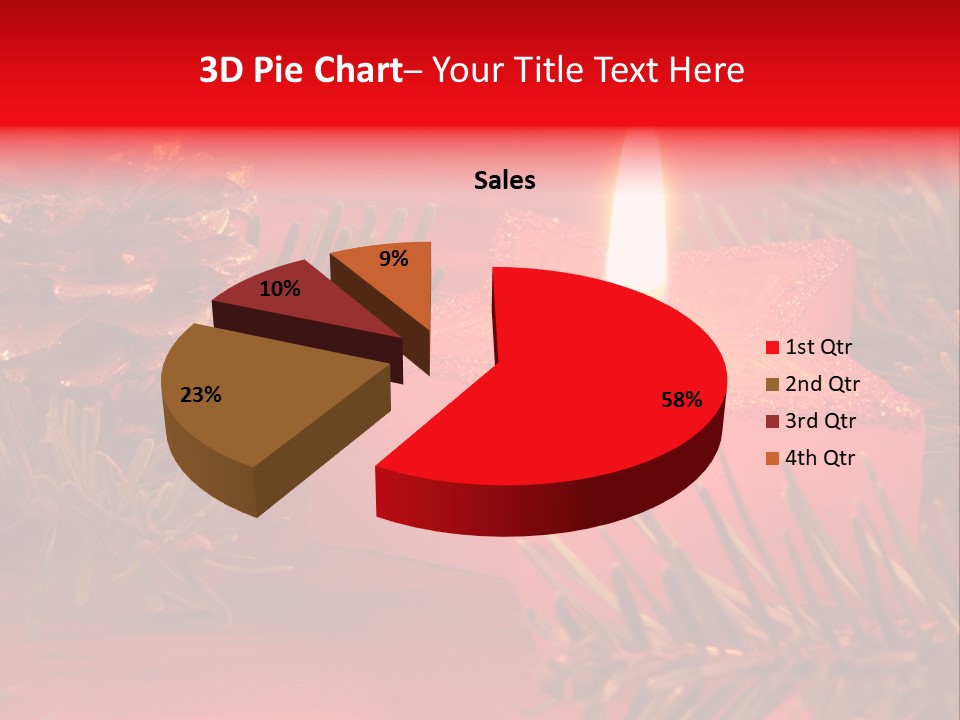 Glow Night Arrangement PowerPoint Template