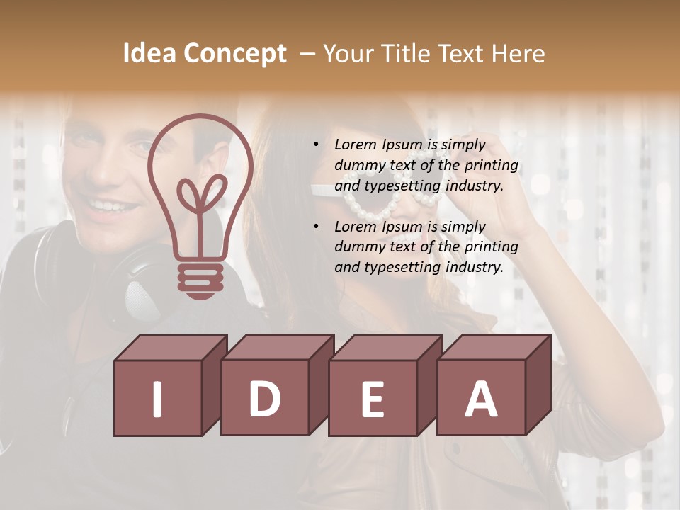 Adult Emotion Active PowerPoint Template