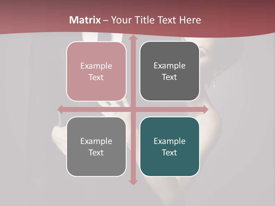 Two Couple Hugging PowerPoint Template