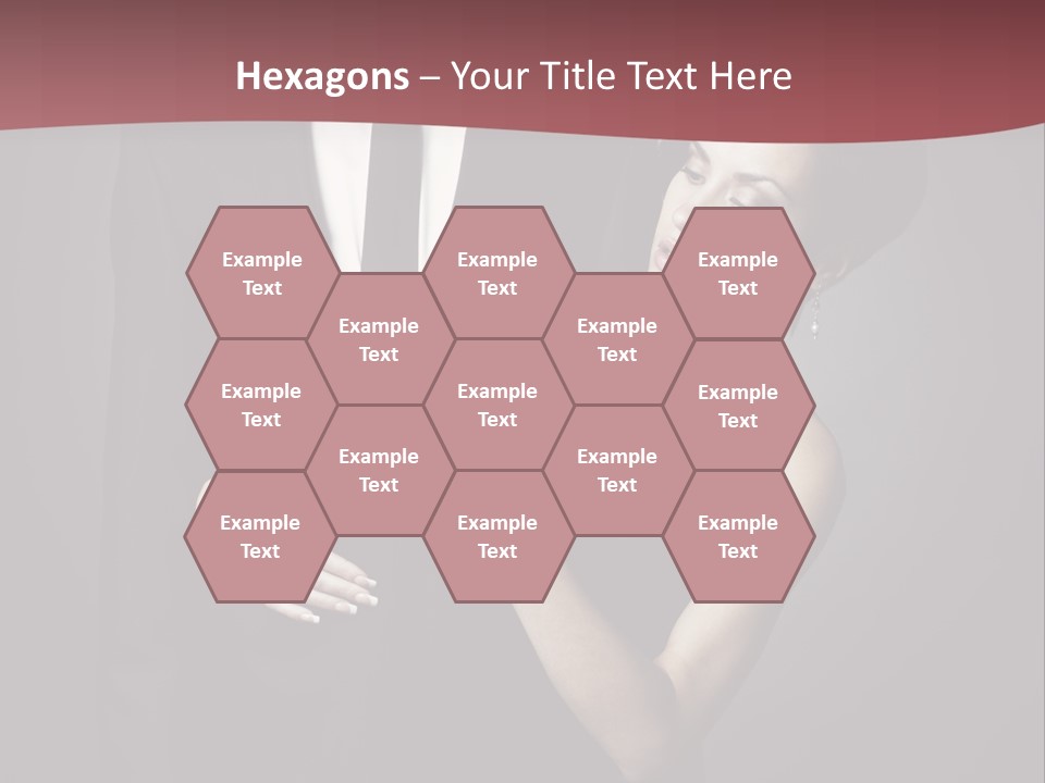 Two Couple Hugging PowerPoint Template