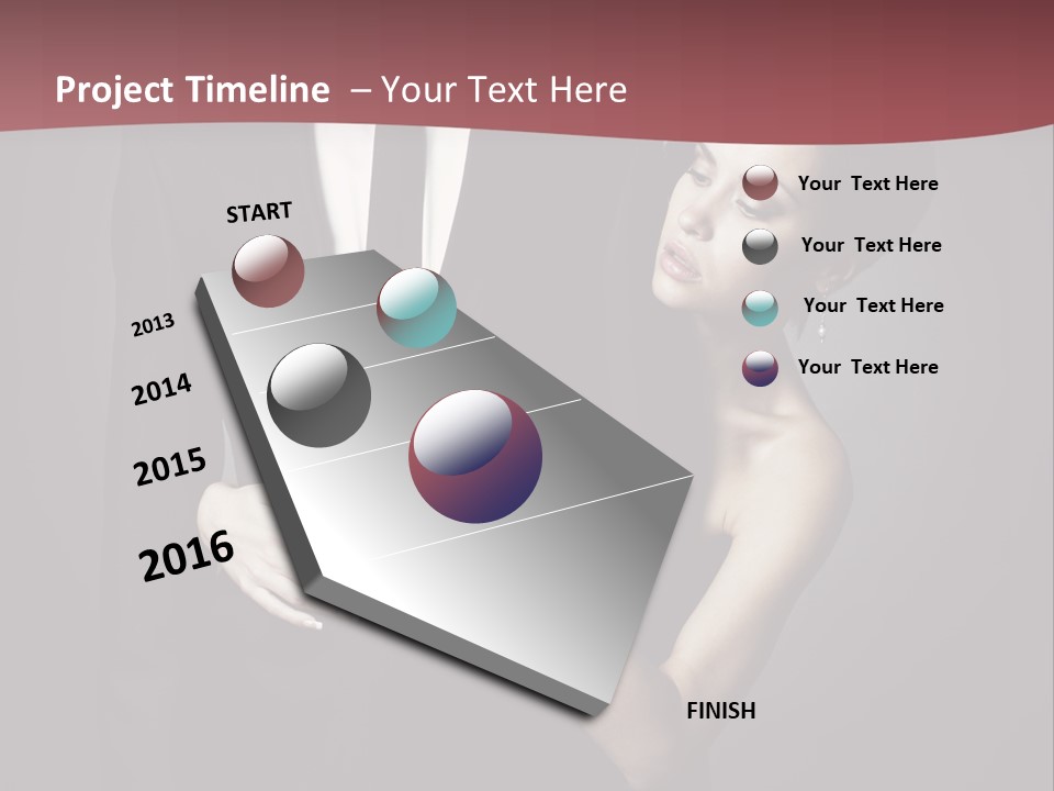 Two Couple Hugging PowerPoint Template