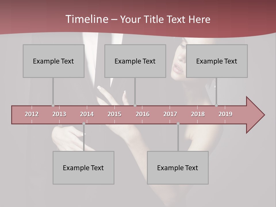Two Couple Hugging PowerPoint Template