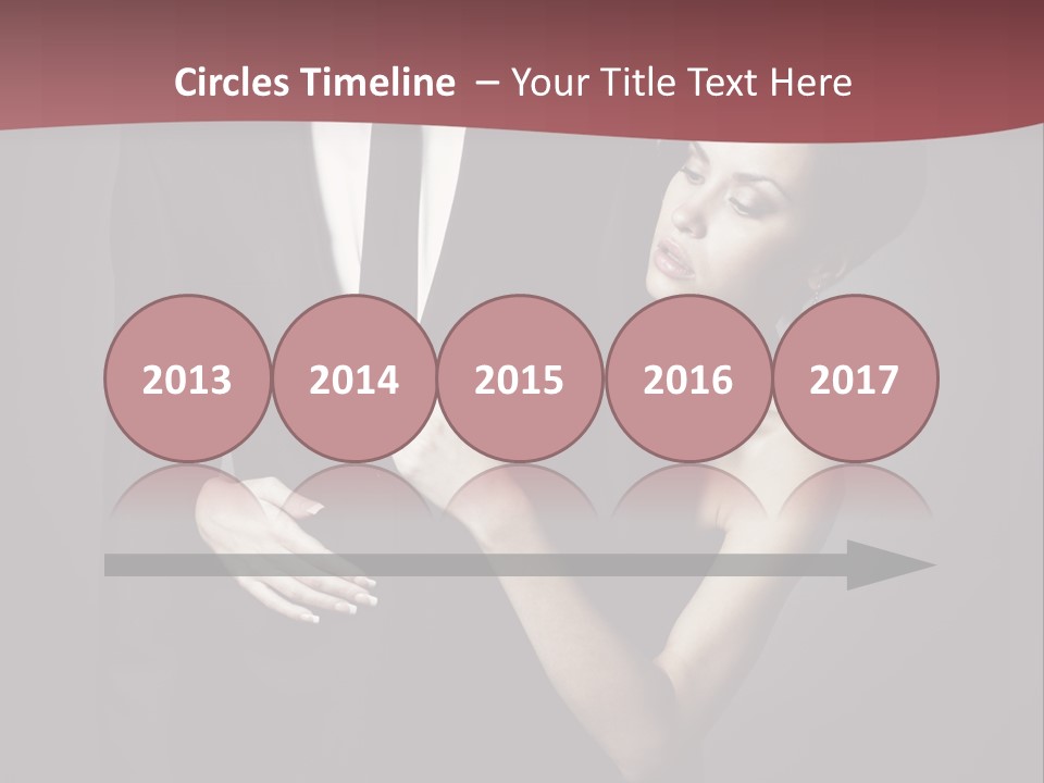 Two Couple Hugging PowerPoint Template