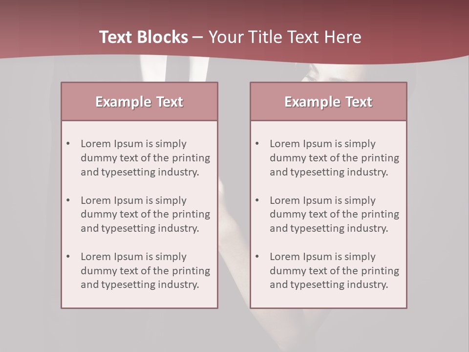 Two Couple Hugging PowerPoint Template