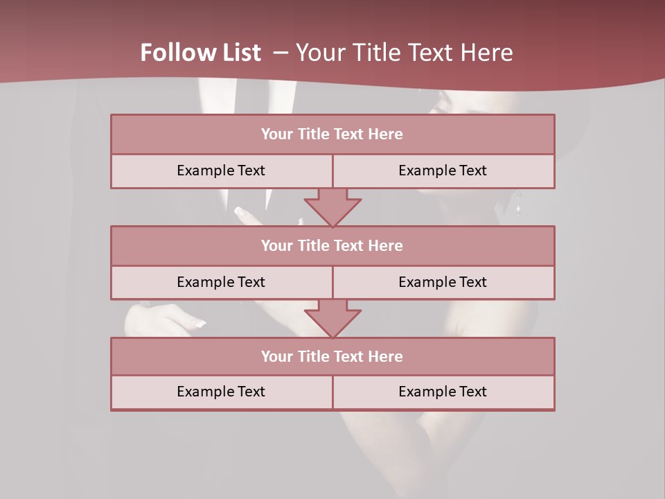 Two Couple Hugging PowerPoint Template