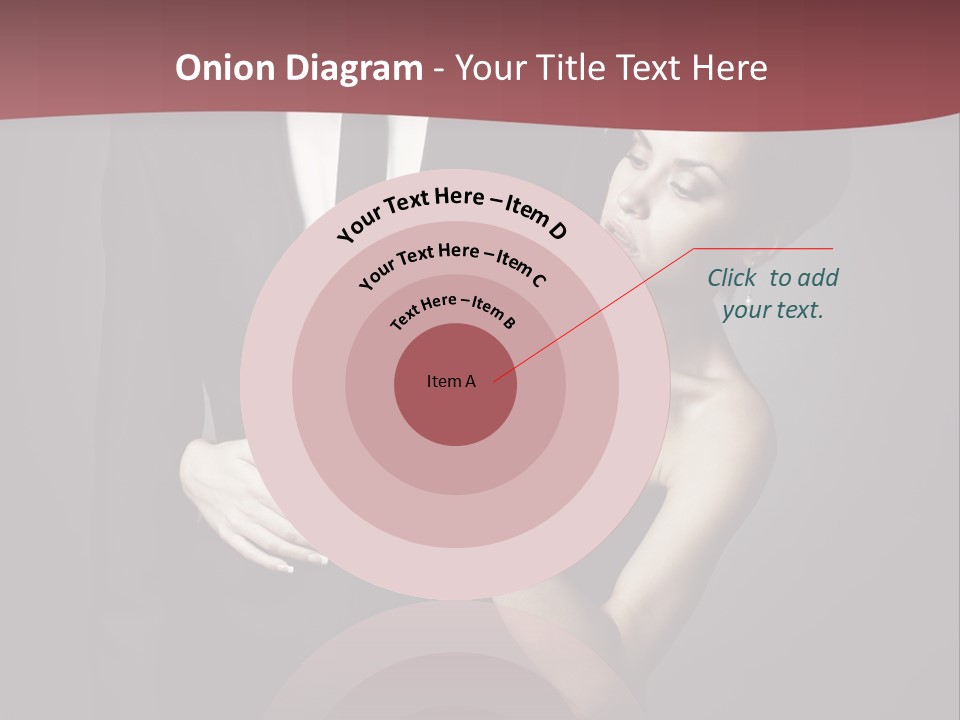 Two Couple Hugging PowerPoint Template