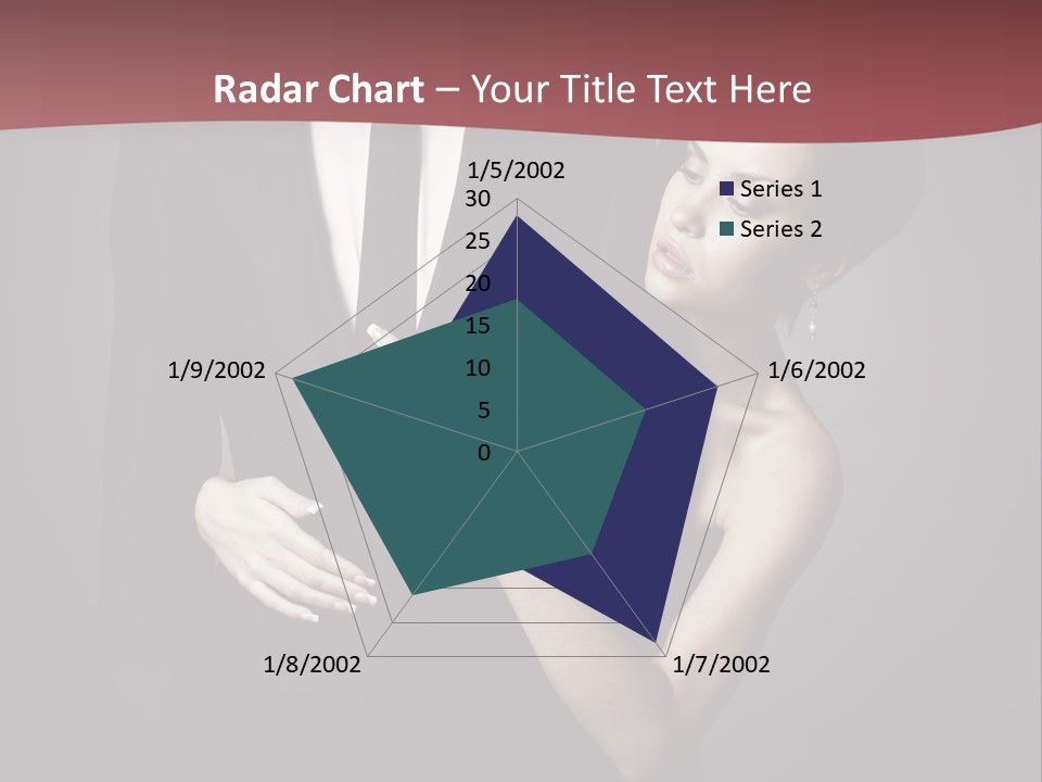 Two Couple Hugging PowerPoint Template