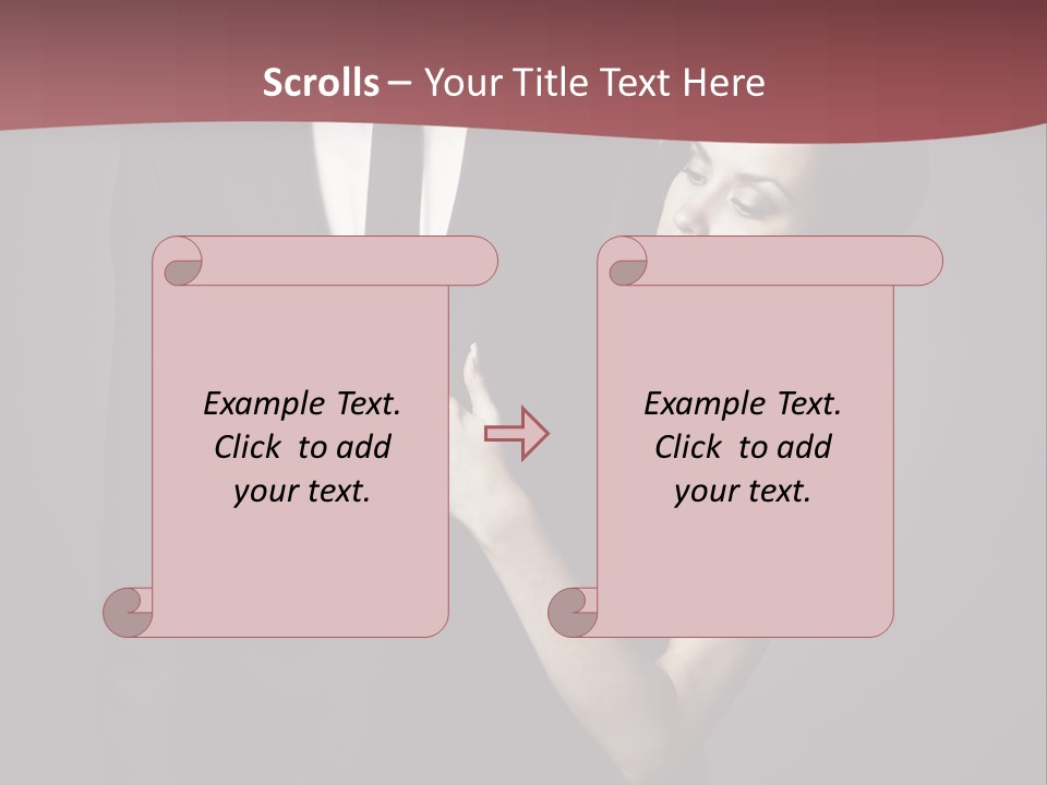 Two Couple Hugging PowerPoint Template