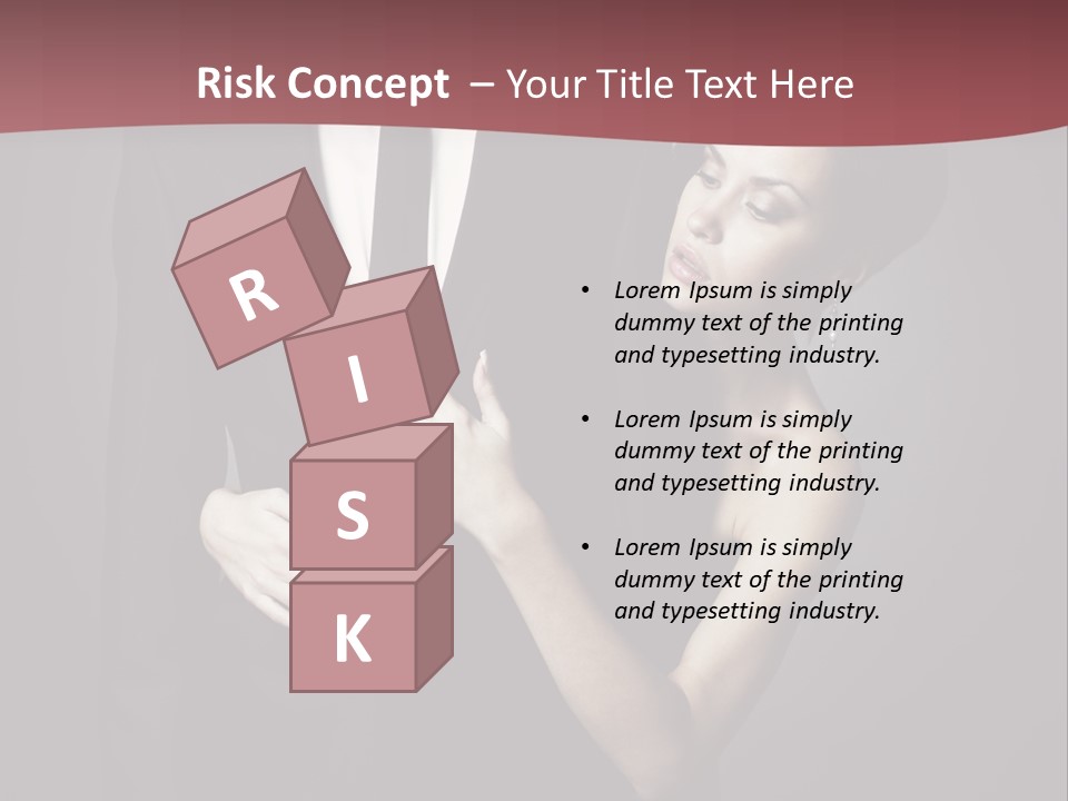 Two Couple Hugging PowerPoint Template