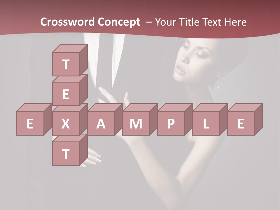 Two Couple Hugging PowerPoint Template