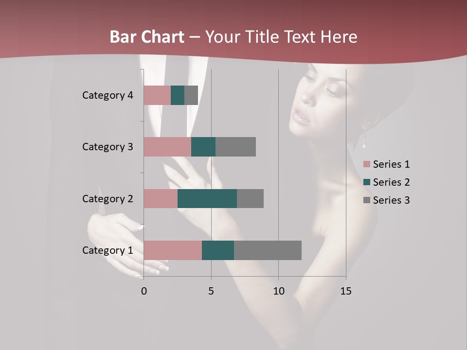 Two Couple Hugging PowerPoint Template
