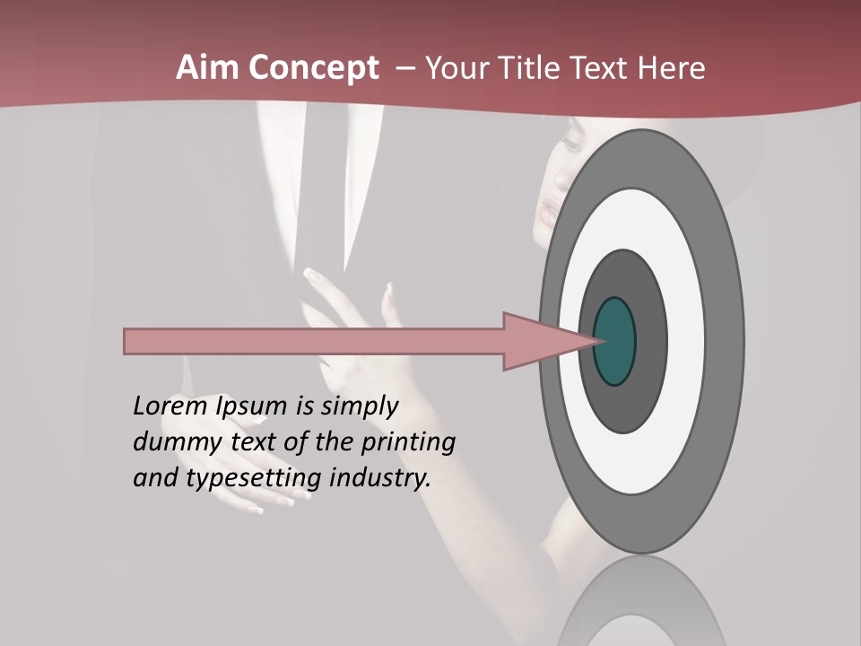 Two Couple Hugging PowerPoint Template