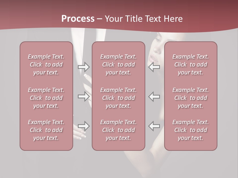 Two Couple Hugging PowerPoint Template