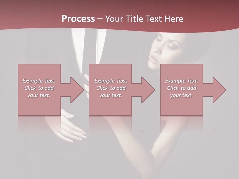 Two Couple Hugging PowerPoint Template