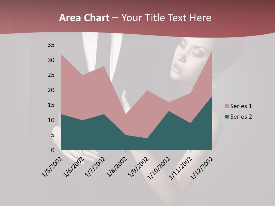 Two Couple Hugging PowerPoint Template