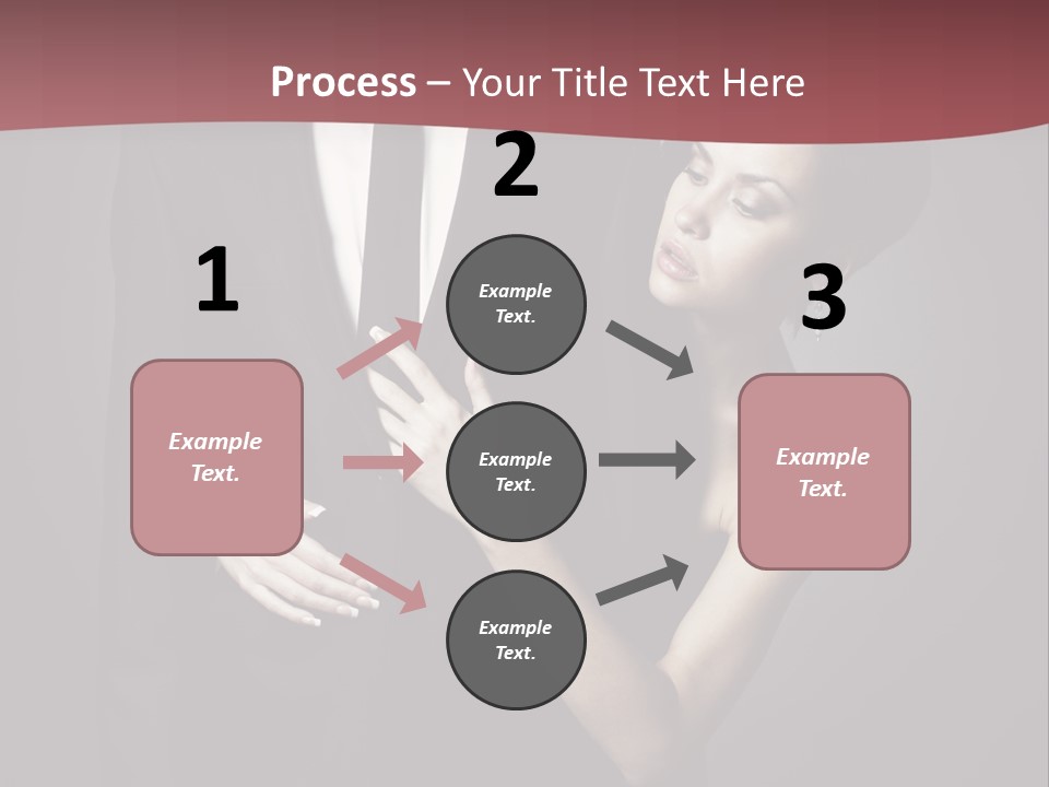 Two Couple Hugging PowerPoint Template