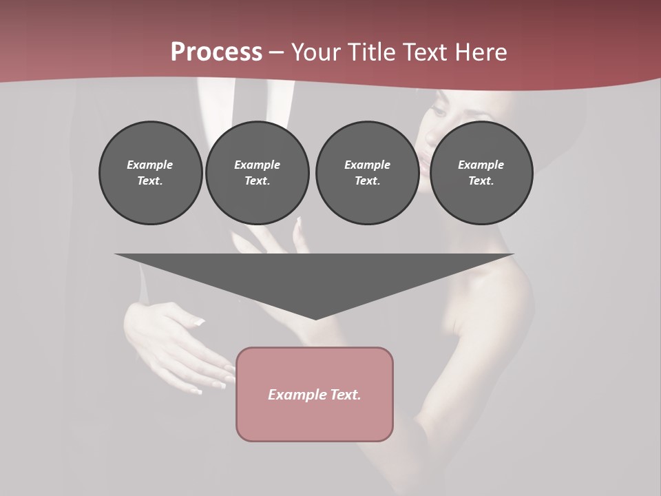 Two Couple Hugging PowerPoint Template