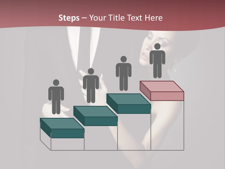 Two Couple Hugging PowerPoint Template