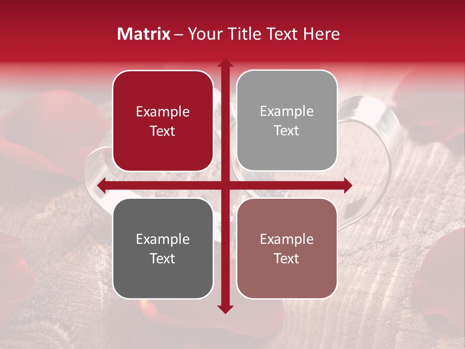 Petal Birthday Rose Petal PowerPoint Template