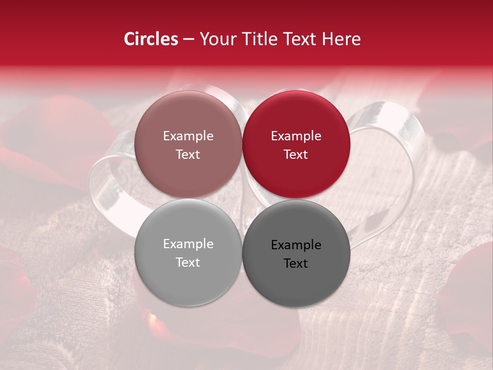 Petal Birthday Rose Petal PowerPoint Template