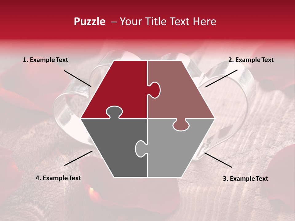 Petal Birthday Rose Petal PowerPoint Template