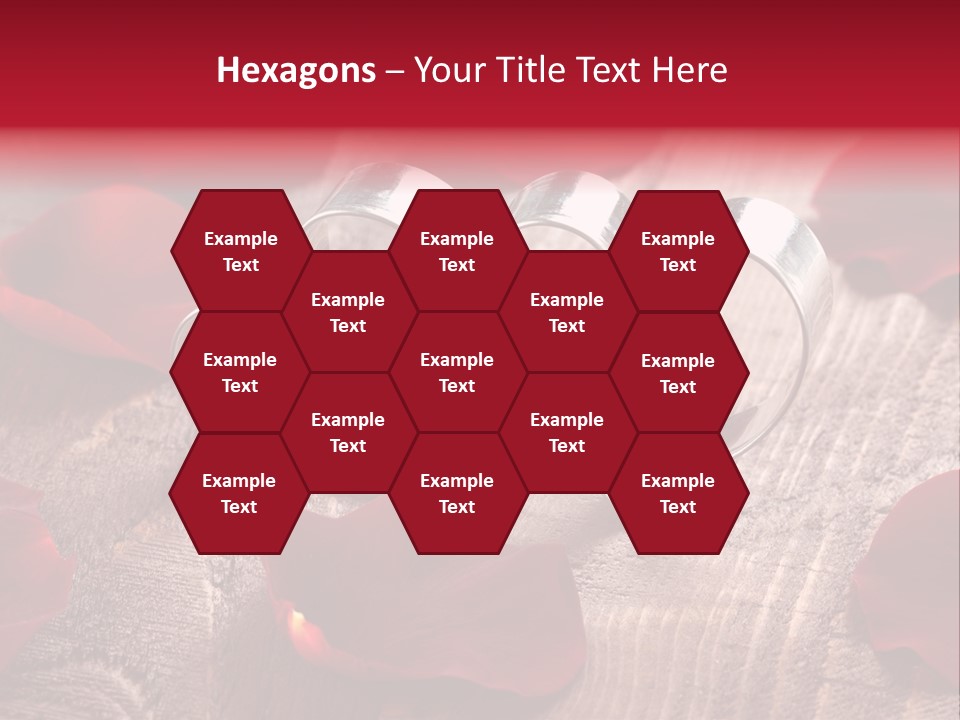 Petal Birthday Rose Petal PowerPoint Template