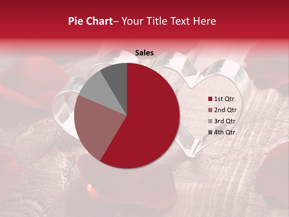 Petal Birthday Rose Petal PowerPoint Template