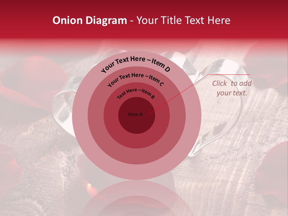 Petal Birthday Rose Petal PowerPoint Template