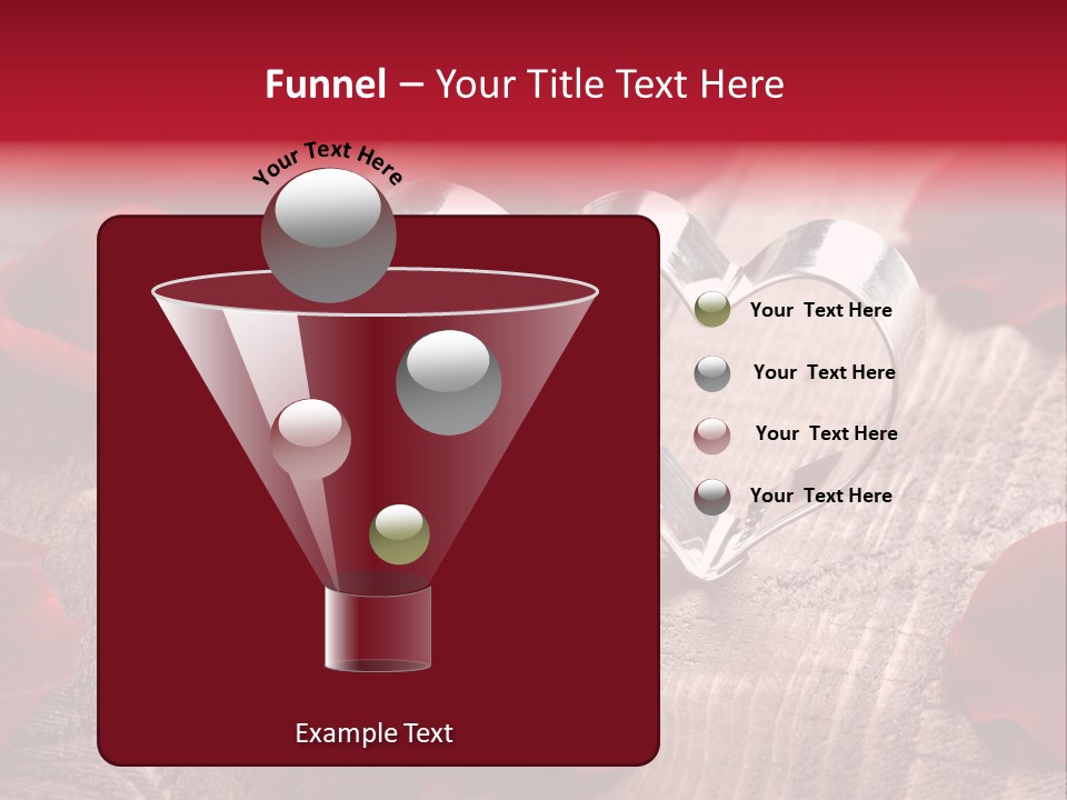 Petal Birthday Rose Petal PowerPoint Template