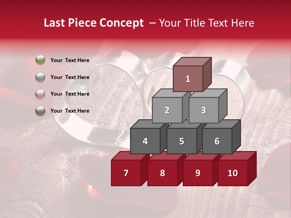 Petal Birthday Rose Petal PowerPoint Template