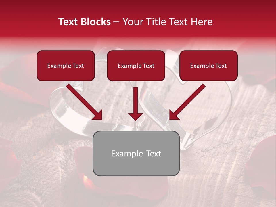 Petal Birthday Rose Petal PowerPoint Template