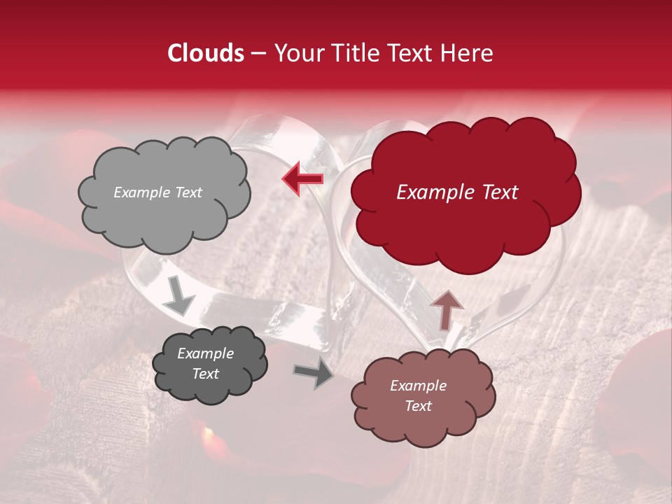 Petal Birthday Rose Petal PowerPoint Template