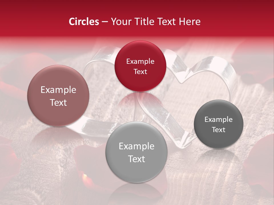 Petal Birthday Rose Petal PowerPoint Template