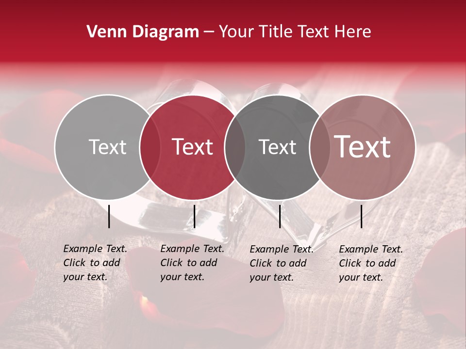 Petal Birthday Rose Petal PowerPoint Template