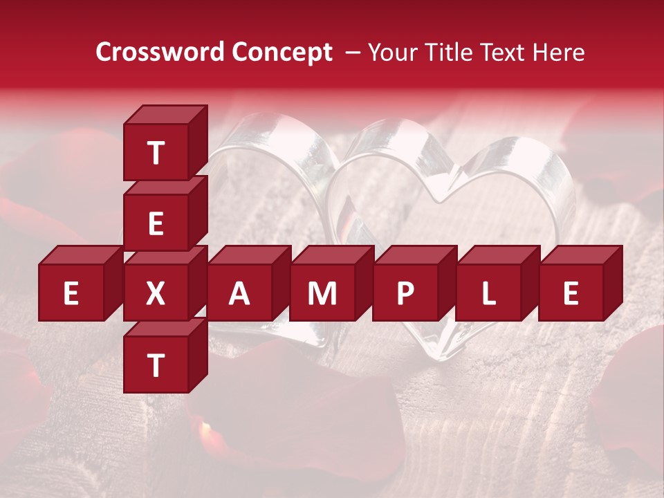 Petal Birthday Rose Petal PowerPoint Template