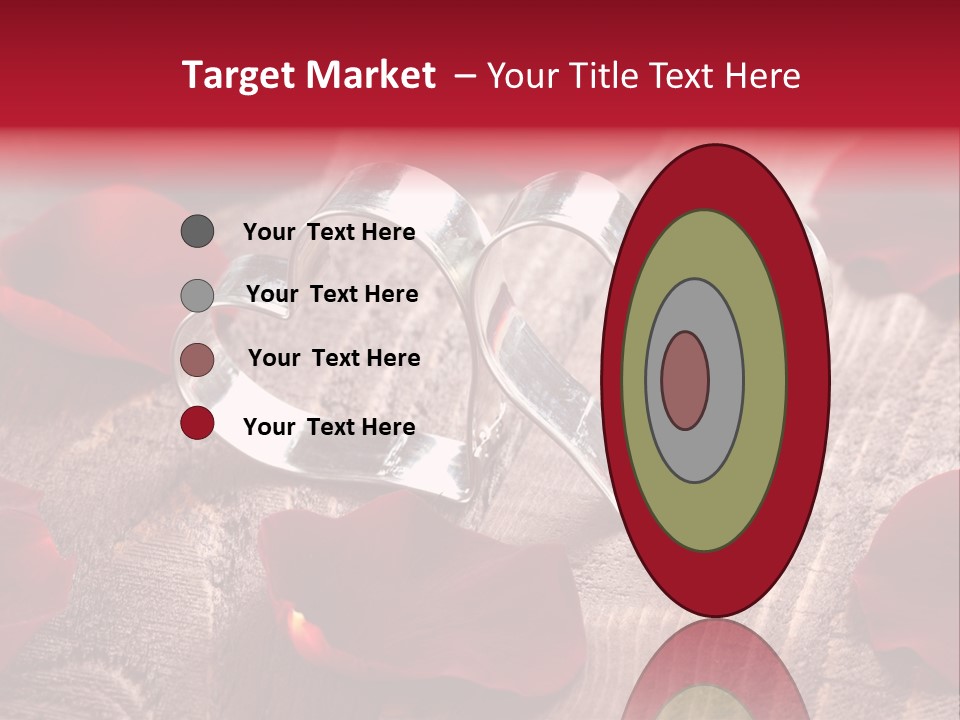 Petal Birthday Rose Petal PowerPoint Template