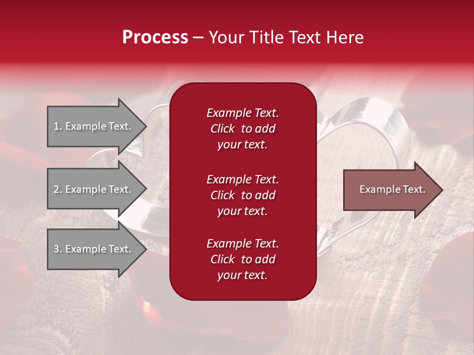 Petal Birthday Rose Petal PowerPoint Template
