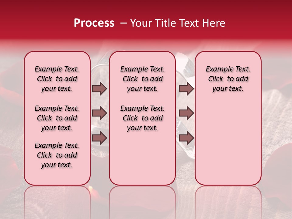 Petal Birthday Rose Petal PowerPoint Template