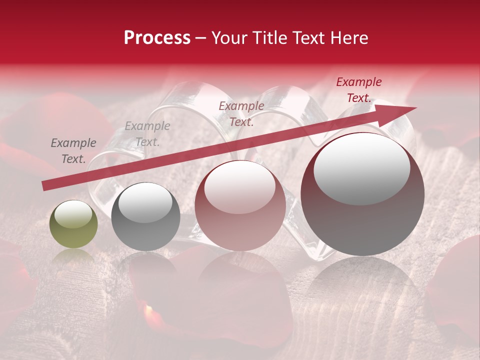 Petal Birthday Rose Petal PowerPoint Template