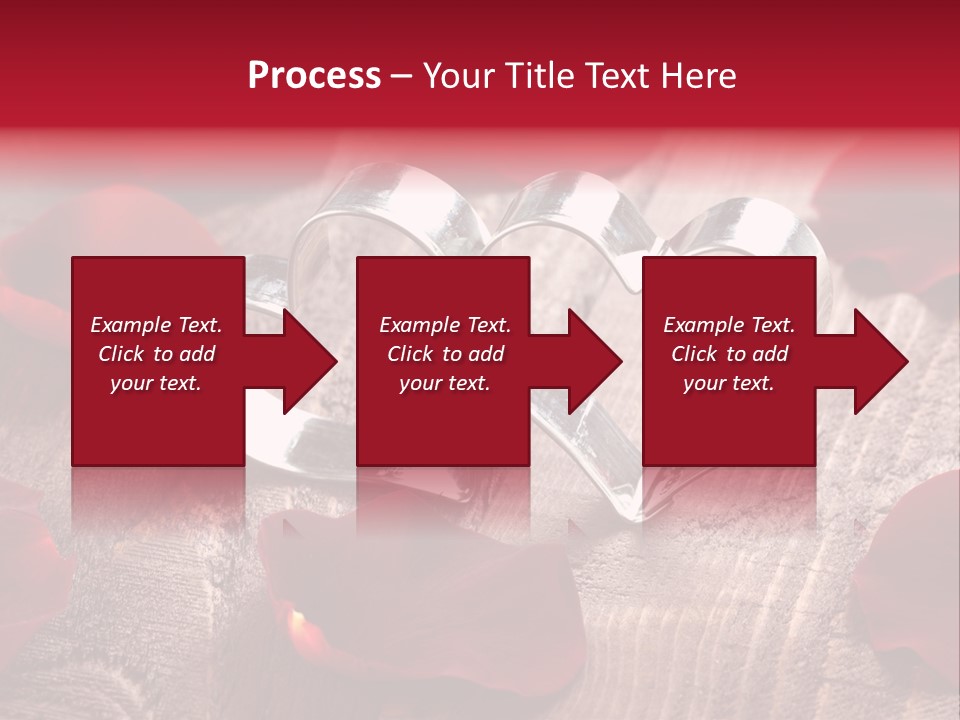 Petal Birthday Rose Petal PowerPoint Template