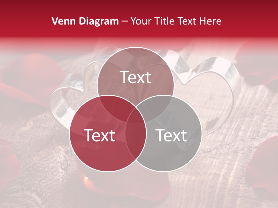 Petal Birthday Rose Petal PowerPoint Template