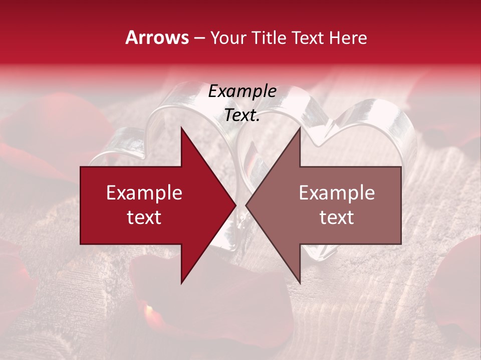 Petal Birthday Rose Petal PowerPoint Template