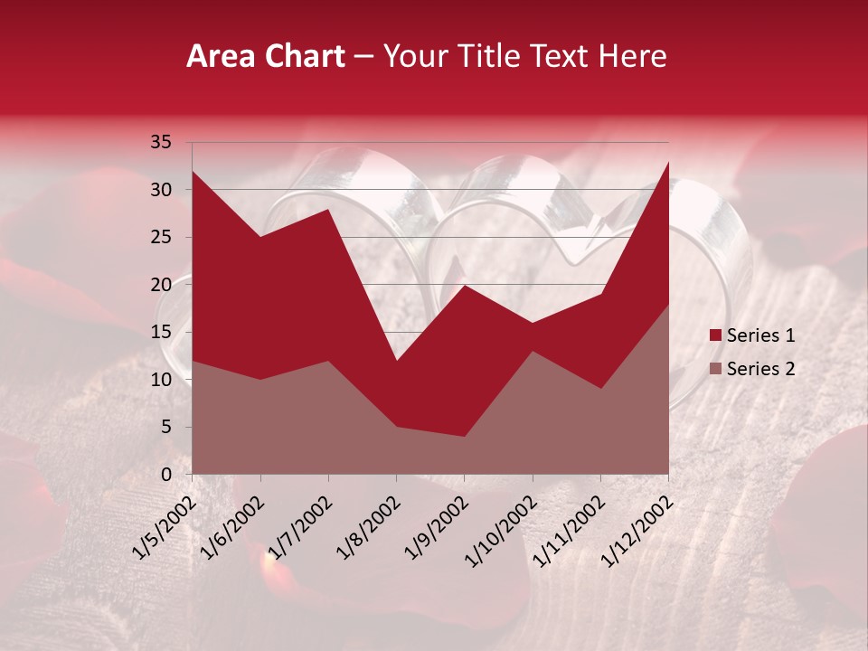 Petal Birthday Rose Petal PowerPoint Template