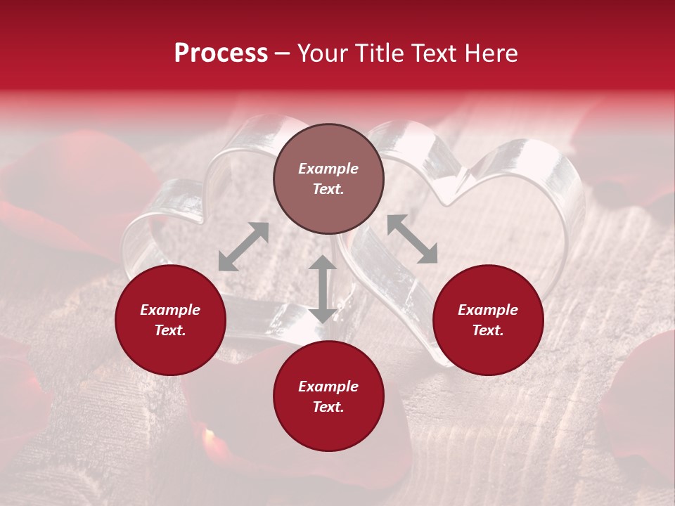 Petal Birthday Rose Petal PowerPoint Template