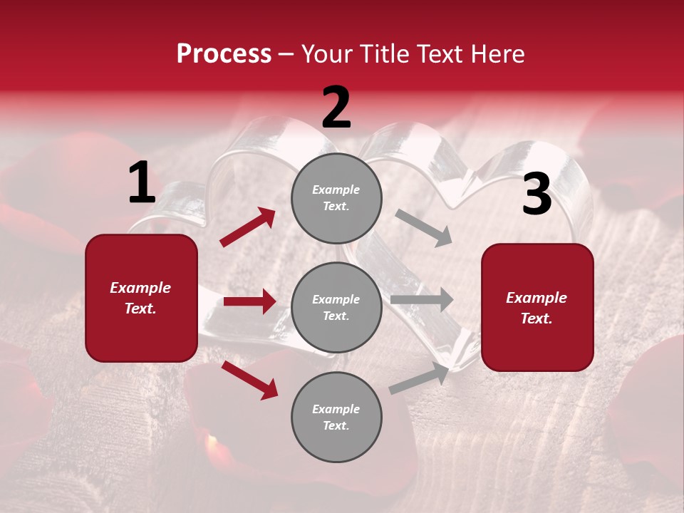 Petal Birthday Rose Petal PowerPoint Template