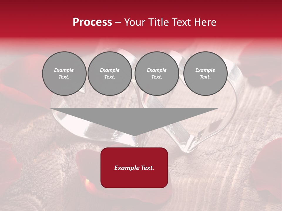 Petal Birthday Rose Petal PowerPoint Template