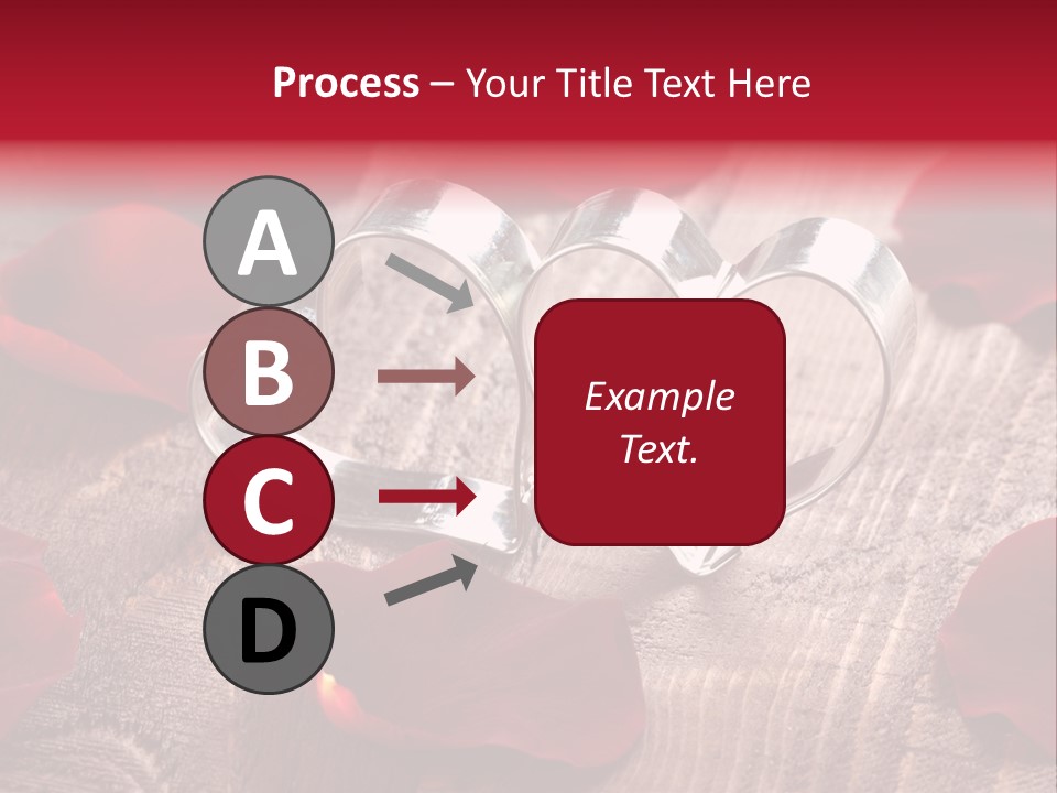 Petal Birthday Rose Petal PowerPoint Template